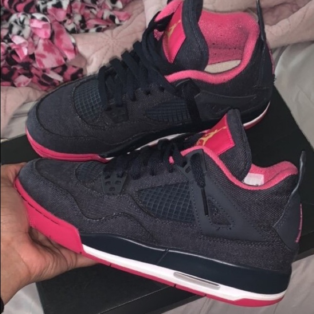Pink & Navy Blue Jordan’s